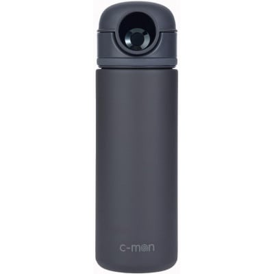 シーモン(c-mon) 指紋センサー付き真空断熱ボトル 水筒 保温保冷  シアーブラック