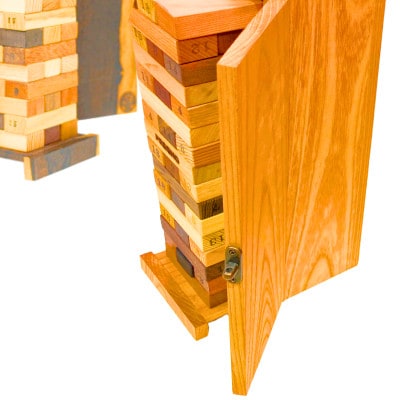 欄間職人仕上げ 木箱付き木製アートインテリア|Zen Balance Tower PREMIUM