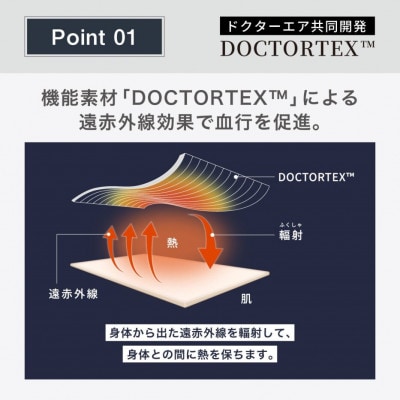ドクターエア リカバリーTシャツ M　ブラック　ふるさと納税　摂津市