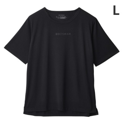 ドクターエア リカバリーTシャツ L　ブラック　ふるさと納税　摂津市