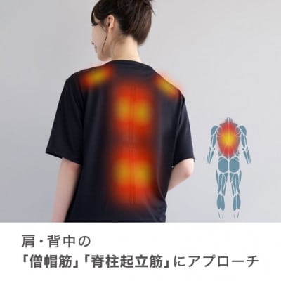 ドクターエア リカバリーTシャツ L　ブラック　ふるさと納税　摂津市