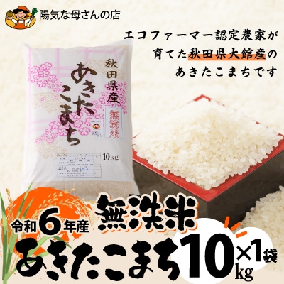 R6年産「あきたこまち無洗米10kg」(10kg×1袋)