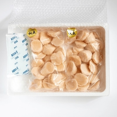 ＼漁業者応援品/ほたて貝柱500g×2P(計1kg) A-45001