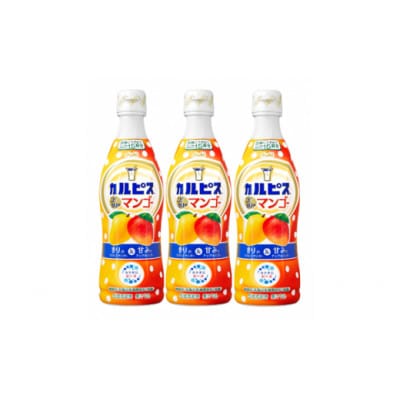 「カルピス」こだわりのマンゴープラスチックボトル470ml　12本