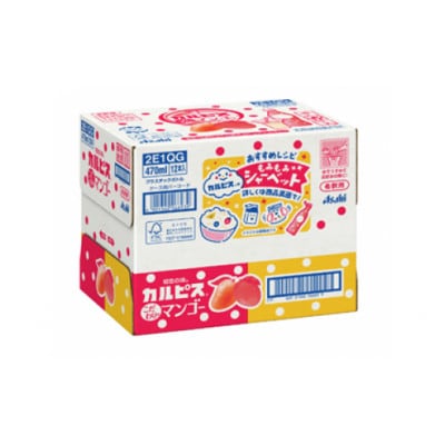 「カルピス」こだわりのマンゴープラスチックボトル470ml　12本