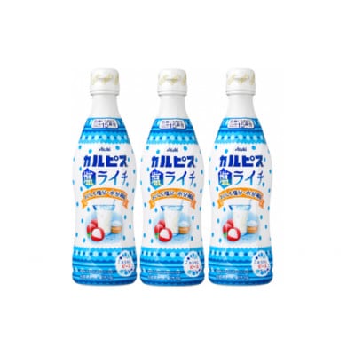 「カルピス塩ライチ」プラスチックボトル470ml　12本