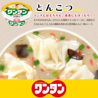 ワンタン　とんこつ　12食