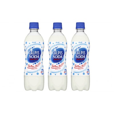 2023年8月発送開始『定期便』『カルピスソーダ』PET500ml　24本　隔月全6回
