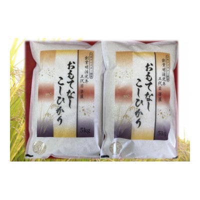 【毎月定期便】群馬県産おもてなしこしひかり 精米10kg(5kg×2袋) 全12回