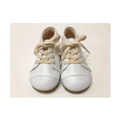 ピーコルドアンの『プルミエ』ファーストステップシューズ　サイズ13cm・White(白色)