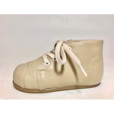 ピーコルドアンの『プルミエ』ファーストステップシューズ　サイズ12cm・Beige(ベージュ色)
