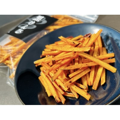 地元老舗醤油使用芋けんぴ90g×6個&ご当地ソース使用黒けんぴ90g×4個入り　計10個入り