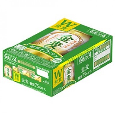 【毎月定期便】サントリー　金麦糖質75%オフ　350ml×24本全3回