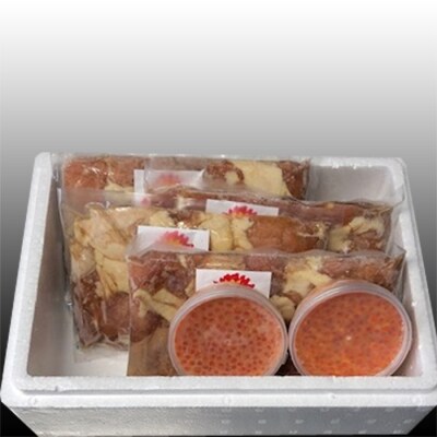 味付若鶏やわらか唐揚げ350g×6P、いくら醤油漬け2P B-30024