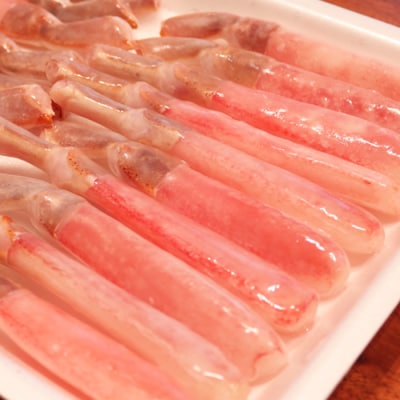 生ずわい1kg、ボイルずわい爪400g F-32011