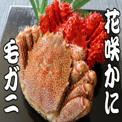 毛かに400～550g・花咲かに500～650g×2尾 C-70070