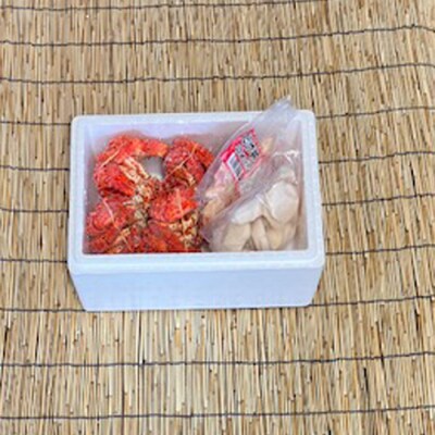 花咲かに2尾、花咲かにむき身300g、ほたて500g F-76002