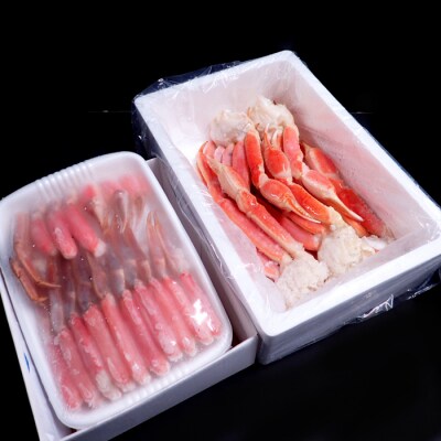 本ズワイガニ脚5～6肩、生ずわいがに700～800g×1P C-28049