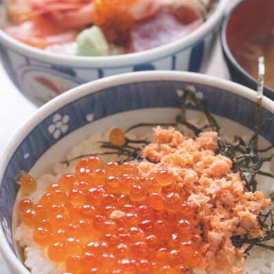醤油いくら140g、鮭フレーク塩味80g×2瓶 A-16105