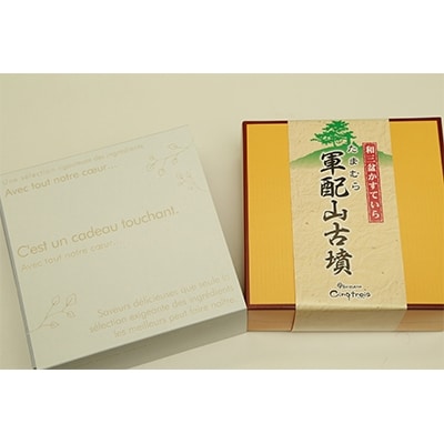 【和三盆が決め手!】軍配山古墳カステラとオリジナル焼菓子セット