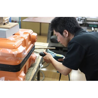 ハンドメイドキャリーケース【CR-3300 オレンジ】