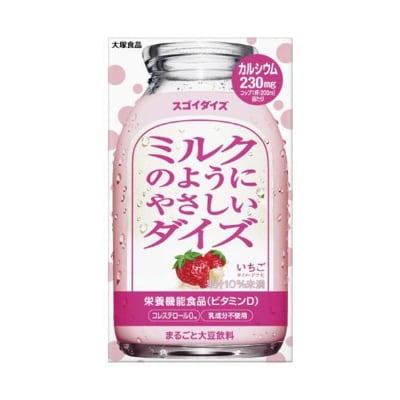 大塚食品 ミルクのようにやさしいダイズ いちご 950ml紙パック×12本入