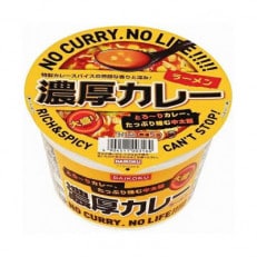 大黒食品工業 DAIKOKU 濃厚カレーラーメン 大盛り 105g×12個入り