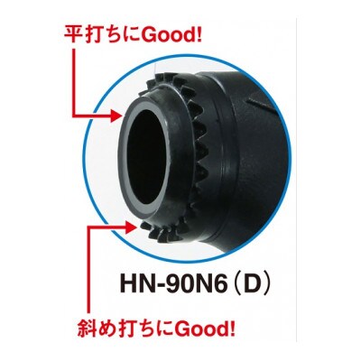 釘打機　高圧コイルネイラ90mm【レッド】