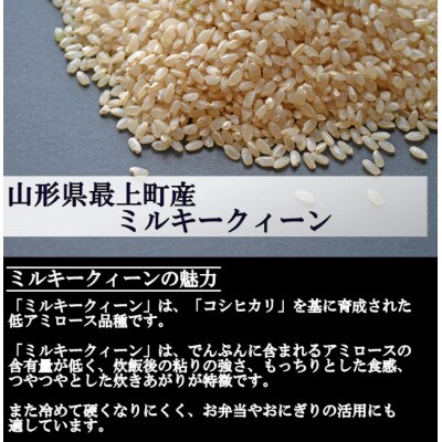 【令和4年産】ミルキークィーン　玄米 20kg　山形県産　西塚農場のお米