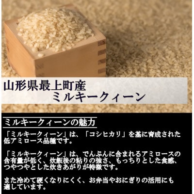 令和6年産 ミルキークイーン　玄米 10kg　山形県産　西塚農場のお米