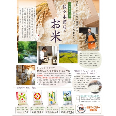【2024年2月下旬発送】【無洗米】令和5年産山形県産特別栽培米　つや姫5kg