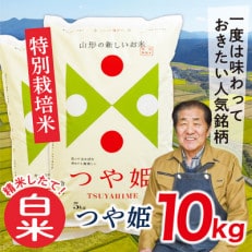 【白米】令和4年産山形県産特別栽培米　　つや姫10kg