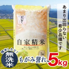 【無洗米】令和4年産山形県産もがみ誉れ5kg