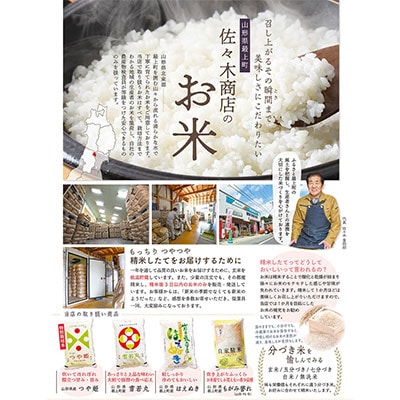 【毎月定期便】買い忘れなしで美味しい特別栽培米つや姫5kg(白米)が届く全3回