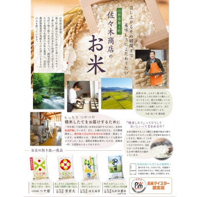 【毎月定期便】買い忘れなしで美味しい特別栽培米つや姫5kg(白米)が届く全3回