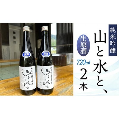 【数量限定】最上町の地酒　純米吟醸「山と水と、」生原酒　2本