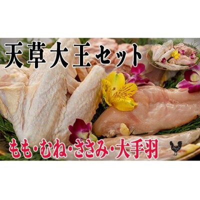 天草大王セット(もも・むね・ささみ・大手羽)