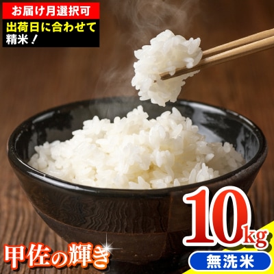 令和7年産『甲佐の輝き』無洗米10kg【配送指定可】【ZN】