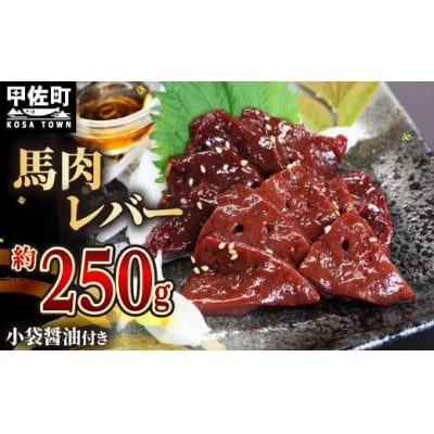 ★配送月指定可能★【毎月200セット限定】馬肉 250g【レバー】