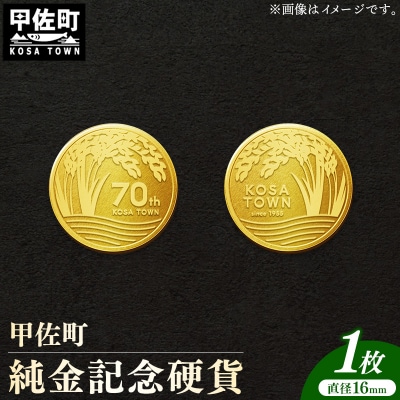 甲佐町記念硬貨 1枚