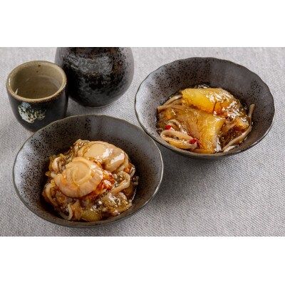 噴火湾ほたて松前漬けと数の子松前漬けの食べ比べセット2種　計1kg(各500g)