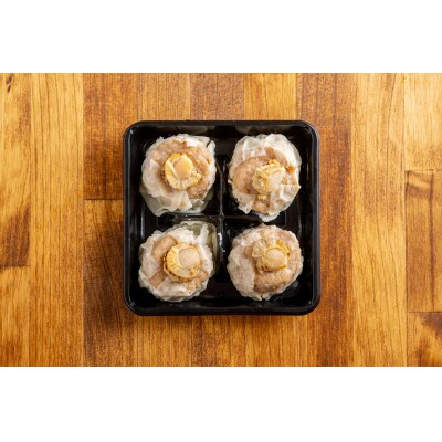 北海道産大きな帆立入り味噌焼売・ズワイ入り味噌焼売　4個入り×各6パックセット　計12パック