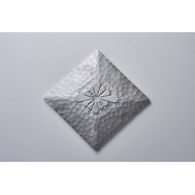 花をみずみずしく長持ち!針のない剣山 Petal S/アルミ水盤セット