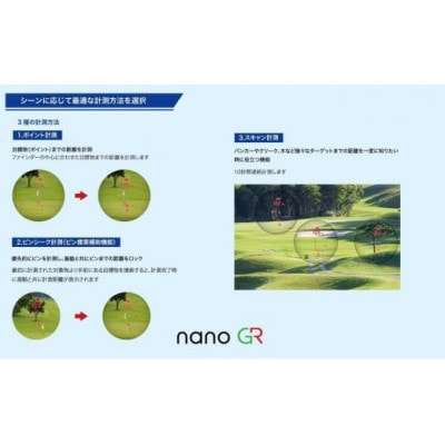 【訳あり】ショットナビ Laser Sniper nano GR(ブラック)