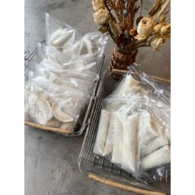 NIKUOの餃子50個&春巻き15本