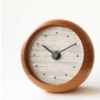 はなもっこの置時計 (摺箔 白金〈プラチナ〉プレーン)