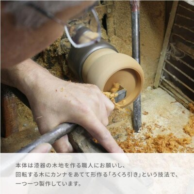 はなもっこの置時計 (紋切り 麻の葉　ブラウン)