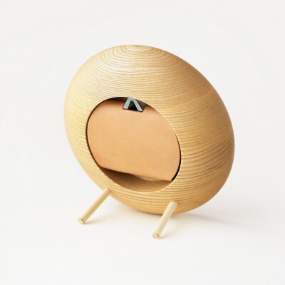 はなもっこ 掛時計 桜鼠 プレーン (スタンド付き)