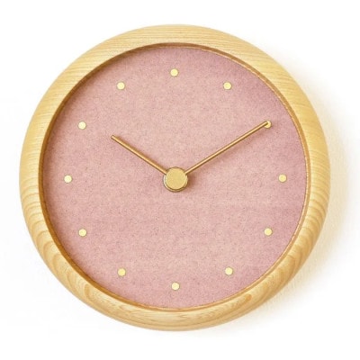 はなもっこ 掛時計 桜鼠(さくらねず)