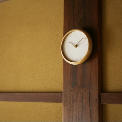 はなもっこ 掛時計 水晶 プレーン(スタンド付き)